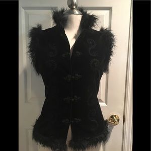 Chinese inspired vest